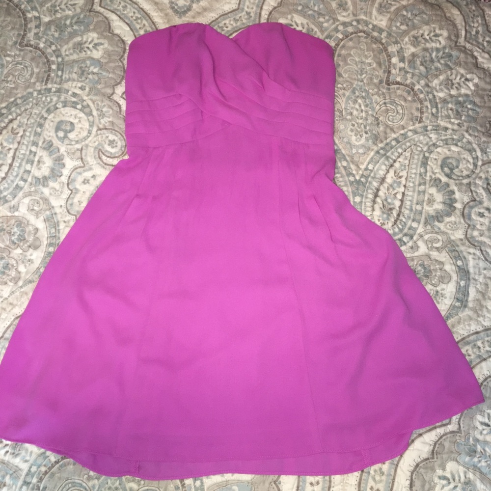 Express fuchsia dress